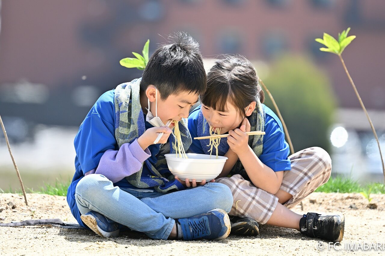 スタグル食べてる写真